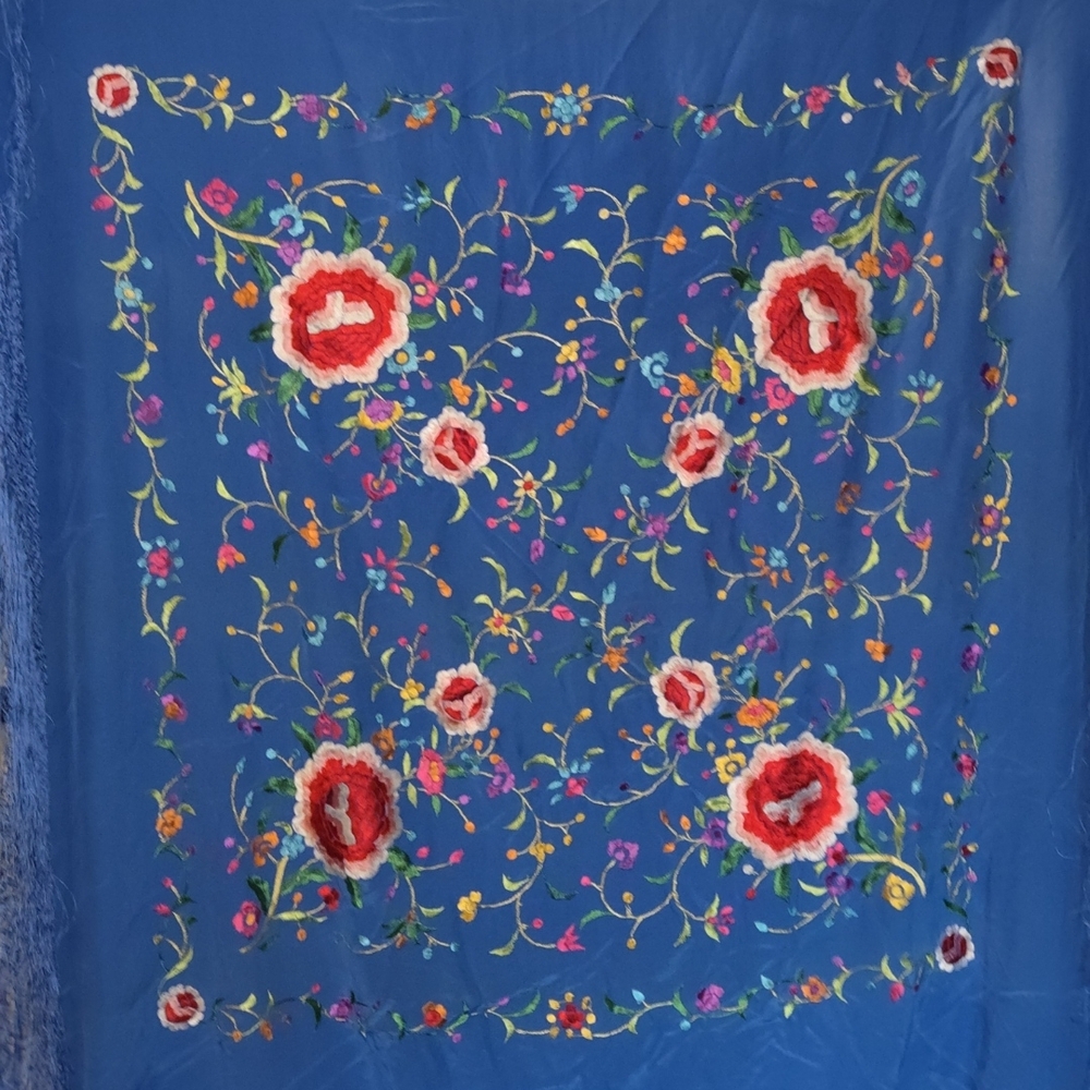 Silk Spanish Shawl